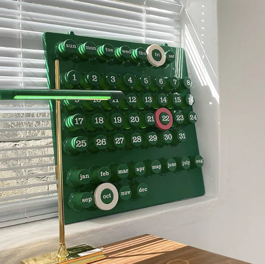 JOYLIVE Creative Perpetual Calendar Decorative Ornament