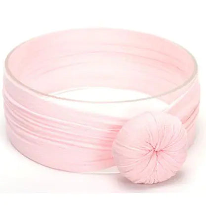 Wide Baby Headband with Sweet Donut Design